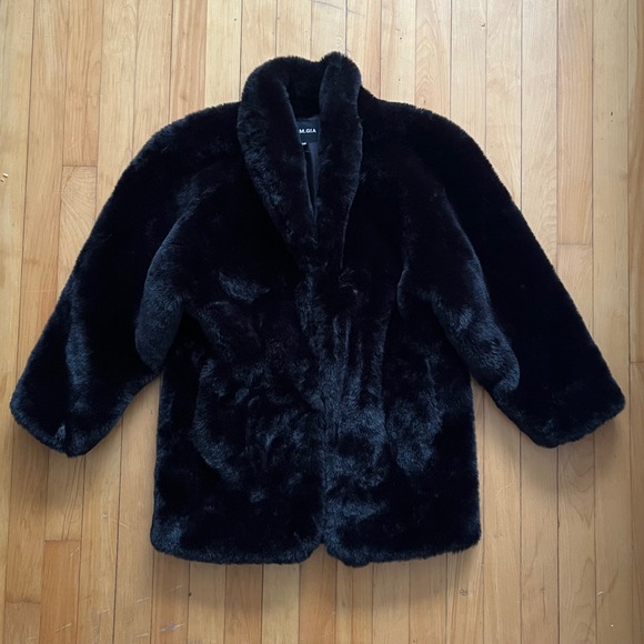 I.AM.GIA Jackets & Blazers - I AM GIA Nya Black Faux Fur Coat XS Womens Outerwear